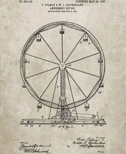 PP167- Sandstone Ferris Wheel Poster