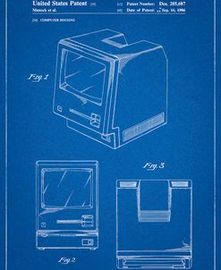 PP176- Blueprint First Macintosh Computer Poster