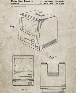 PP176- Sandstone First Macintosh Computer Poster