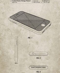 PP177- Sandstone iPhone 3 Patent Poster