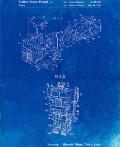 PP179- Faded Blueprint Optimus Prime Transformer Poster