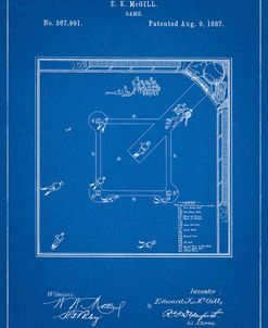 PP192- Blueprint Our National Ball Game Patent Poster