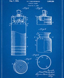 PP204- Blueprint Cocktail Shaker Patent Poster