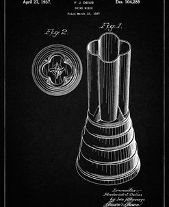 PP205- Vintage Black Waring Blender 1937 Patent Poster