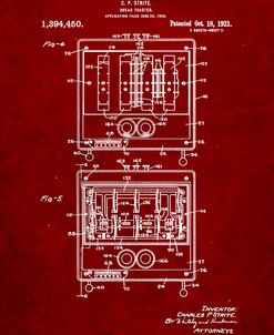 PP207- Burgundy Toastmaster Toaster Patent Print