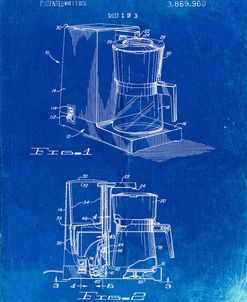 PP208- Faded Blueprint Dart Coffee Maker 1975