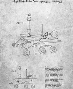 PP227-Slate Mars Rover Patent Poster