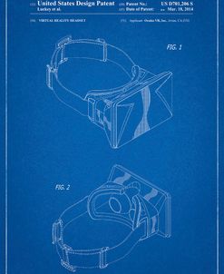 PP279-Blueprint Oculus Rift Patent Poster