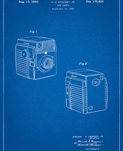 PP300-Blueprint Kodak Brownie Bullseye 1954 Patent Poster