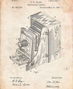 PP301-Vintage Parchment Lucidograph Camera Patent Poster