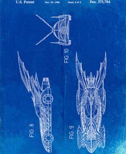 PP311-Faded Blueprint Batman and Robin Batmobile Patent Poster