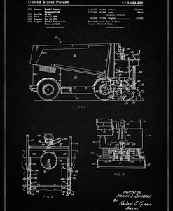 PP313-Vintage Black Ice Resurfacing Patent Poster