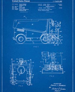 PP313-Blueprint Ice Resurfacing Patent Poster