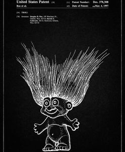 PP406-Vintage Black Troll Doll Patent Poster
