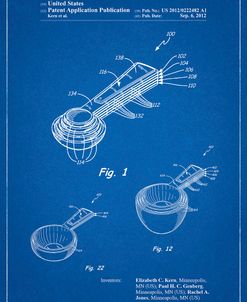 PP484-Blueprint Stacking Measuring Cups Patent Poster