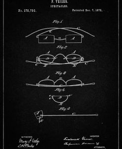 PP487-Vintage Black Eye Glasses Patent Poster