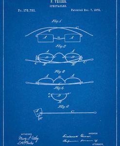 PP487-Blueprint Eye Glasses Patent Poster