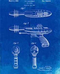 PP498-Faded Blueprint Toy Laser Gun Patent Print
