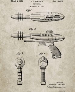PP498-Sandstone Toy Laser Gun Patent Print