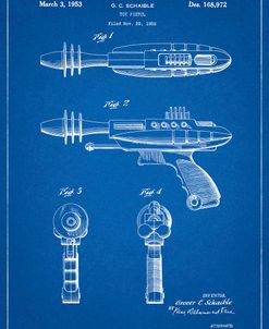 PP498-Blueprint Toy Laser Gun Patent Print