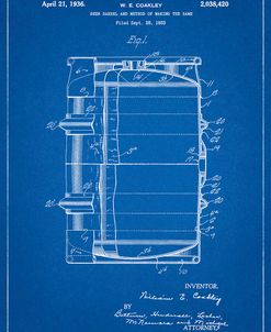 PP727-Blueprint Beer Barrel Patent Poster