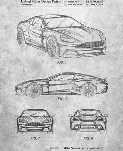 PP708-Slate Aston Martin D89 Carbon Edition Patent Poster