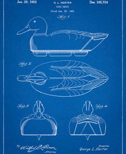 PP1001-Blueprint Propelled Duck Decoy Patent Poster