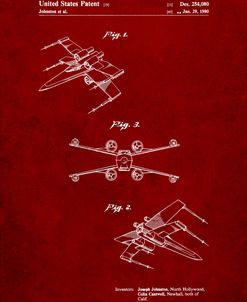 PP1060-Burgundy Star Wars X Wing Starfighter Star Wars Poster
