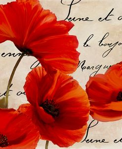 Coquelicots Rouge I
