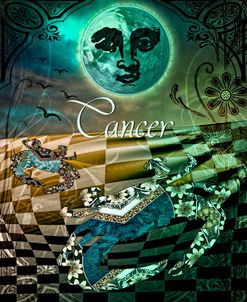 Art Nouveau Zodiac Cancer