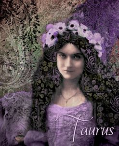 Art Nouveau Zodiac Taurus