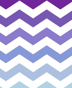Purple-Blue Chevron