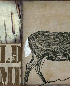 Deer with white tail