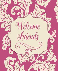 Welcome Flag Pink