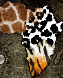 Animal Map Of Africa