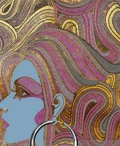 Silver Hoop Girl Color