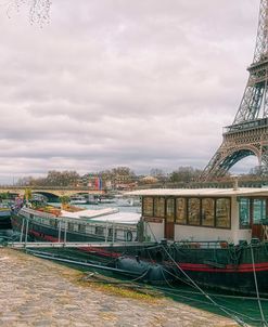 Eiffel Tower and Seine Qauy Paris