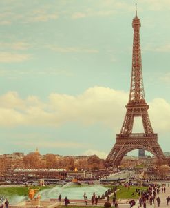 Eiffel Tower with Jardin du Trocadéro