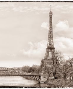 Eiffel Tower, Seine and Pont Rouelle