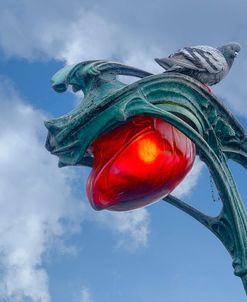 Art Nouveau Metro Lamp