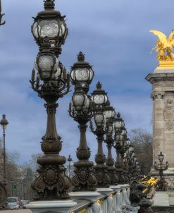 Art Nouveau Lamps Posts on Pont Alexandre III – I