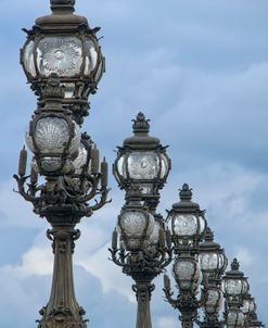 Art Nouveau Lamps Posts on Pont Alexandre III – II