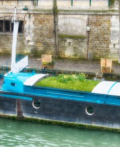 Garden Boat In The Seine River
