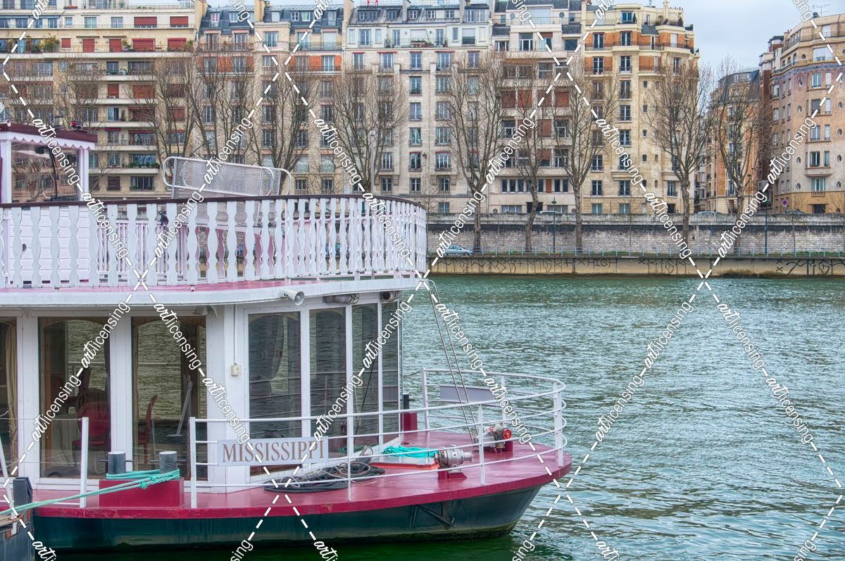 Mississippi Boat On The Seine