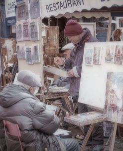 Monmartre Artist Working On Place du Tertre I