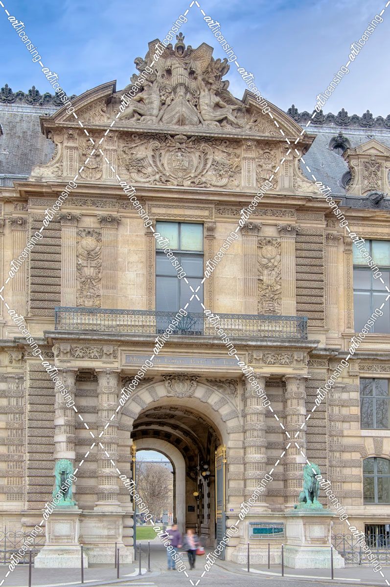 The Lions Gate Of The Louvre