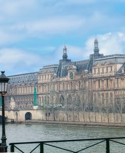 The Louvre Palace And Seine River