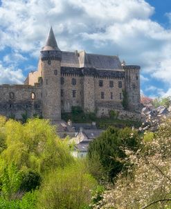 The Castle Of Vitré In Spring