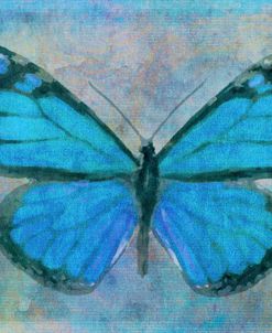 Blue Butterfly Watercolor