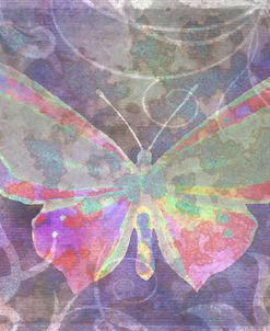 Purple Pink Butterfly Watercolor